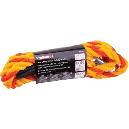 Prosource Tow Rope W/Hook 3/4Inx14Ft FH64067